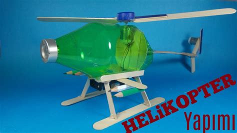 Evde oyuncak helikopter yapımı